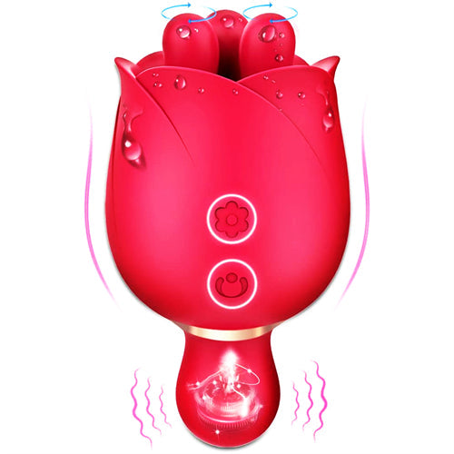 Rose Vibrator with Upgraded Finger Kneading Agnes