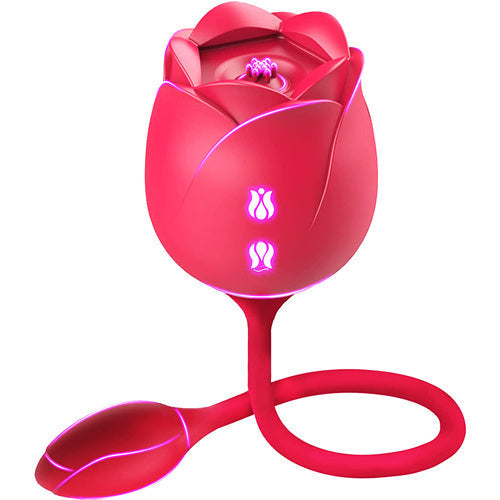 9  Licking & 9 Vibration Rose Toy Suzy