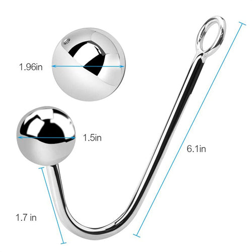 Anal Hook ( 2 Replaceable Balls )