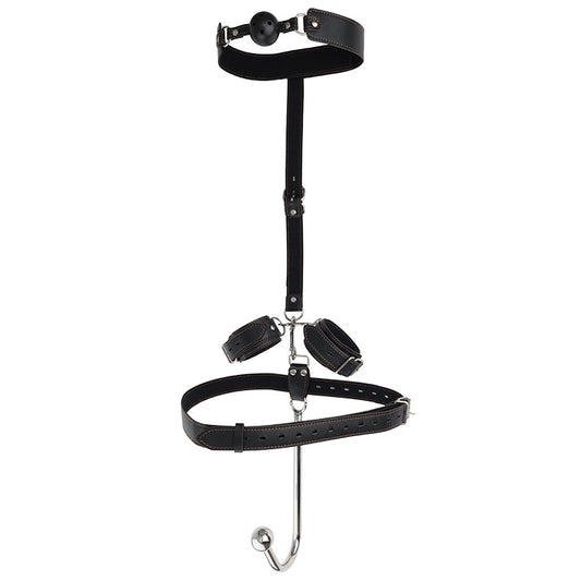 Butt Plug Hook Rope Hook with BDSM Toggle Mouth Handcuffs
