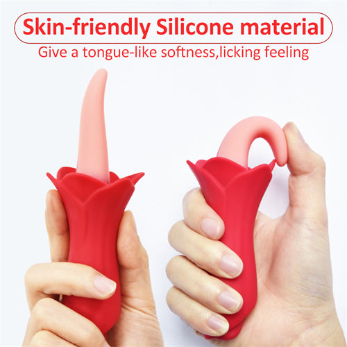 Silicone Rose Tongue Fawn