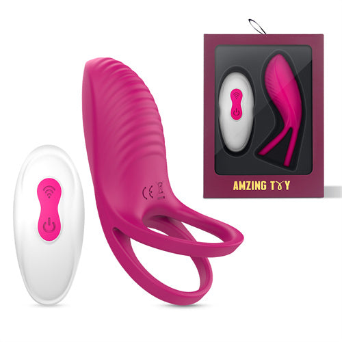 AMZING TOY_ Remote control Cock ring vibrator Trap-RCT